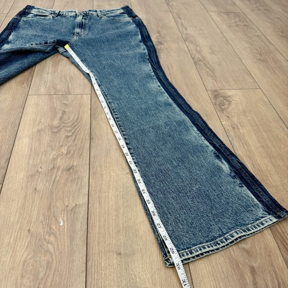 NWT Wrangler Westward 626 Bootcut Jeans Two Tone Side Stripe Size 31 x 30 - Picture 12 of 14